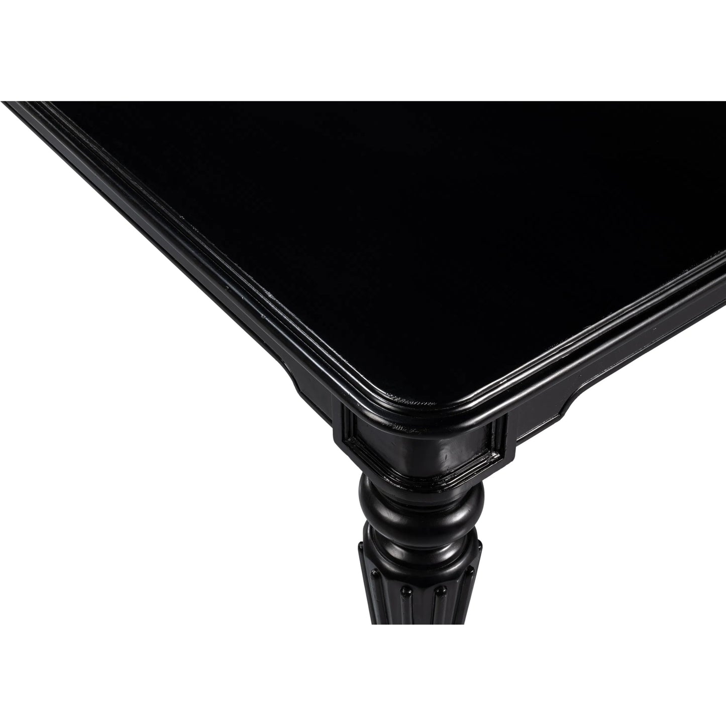 010 SI-2372570 | Additional Silo | Scarlett Dining Table by Sarreid Ltd. in black. Made from acacia wood in a unique style.