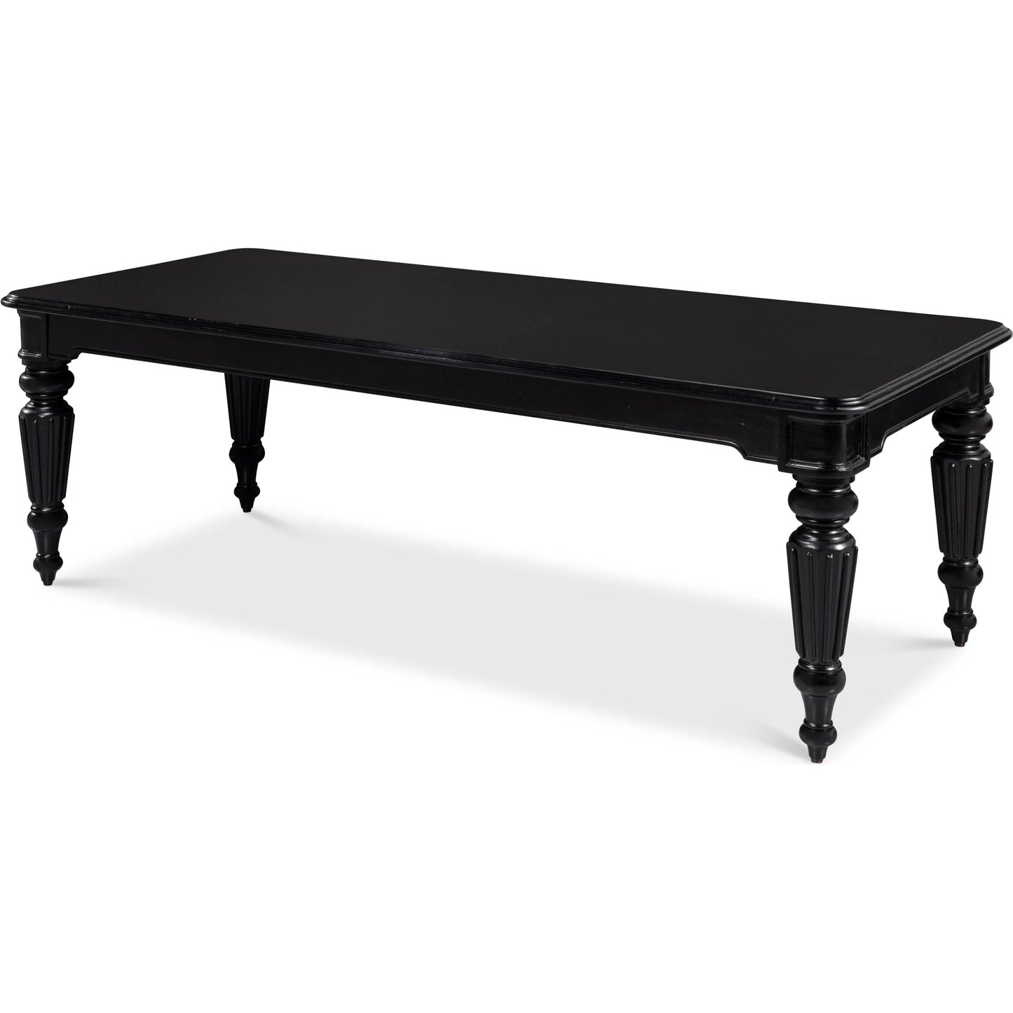 001 SI-2372570 | Primary Silo | Scarlett Dining Table by Sarreid Ltd. in black. Made from acacia wood in a unique style.