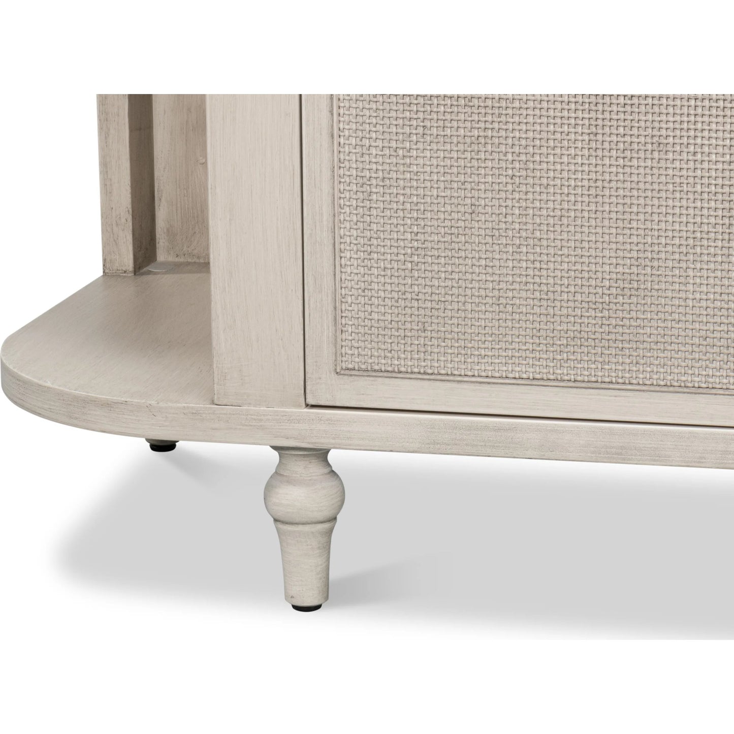 008 SI-2238538 | Additional Silo | Charity Sideboard by Sarreid Ltd. in covet white. Made from tulip wood in a unique style.