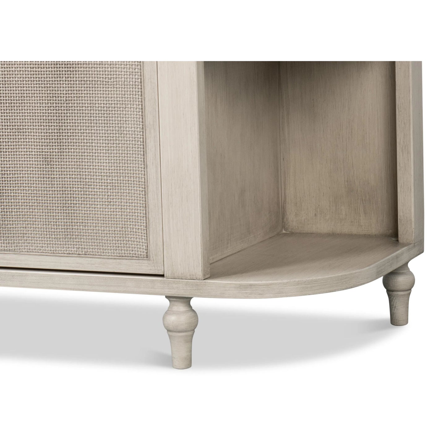 012 SI-2238538 | Additional Silo | Charity Sideboard by Sarreid Ltd. in covet white. Made from tulip wood in a unique style.