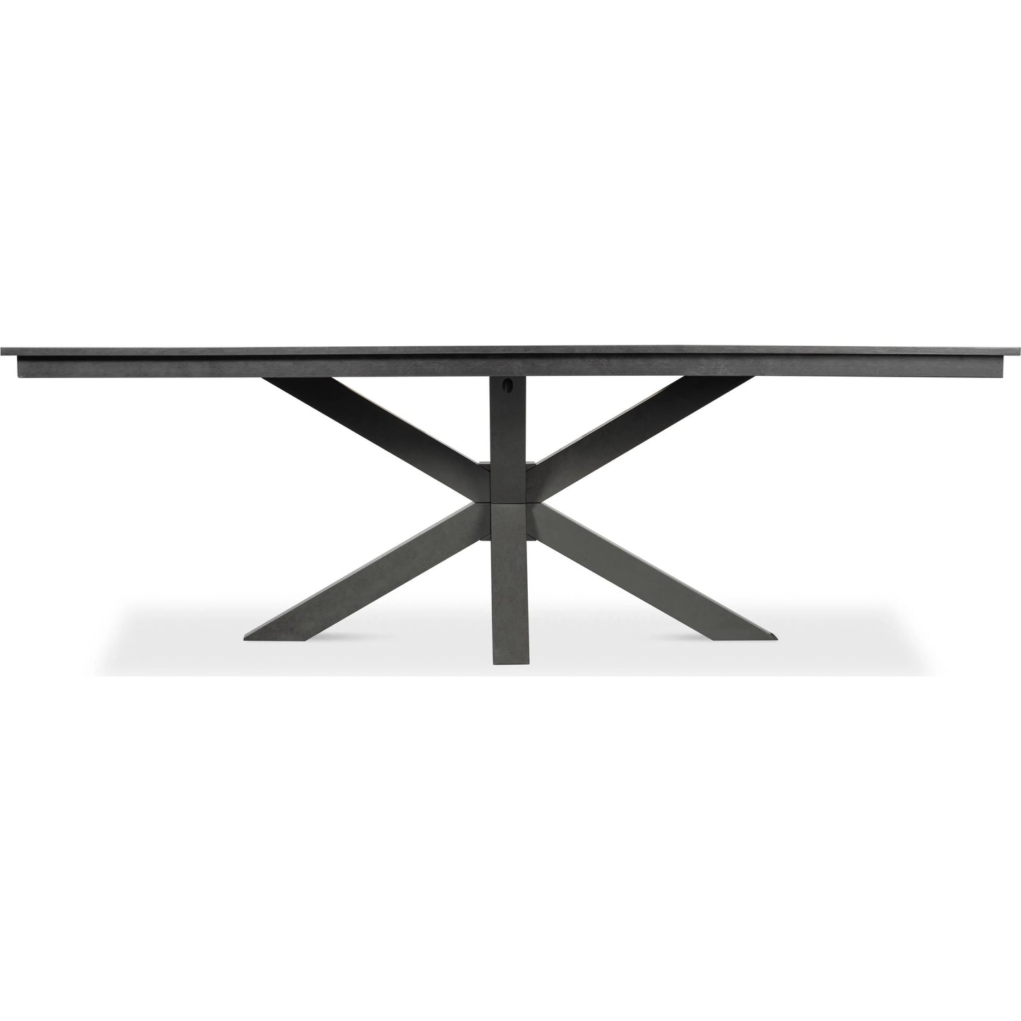 006 SI-2238544 | Additional Silo | Eich Dining Table by Sarreid Ltd. in stone grey. Made from tulip wood, tanganika walnut veneer in a unique style.