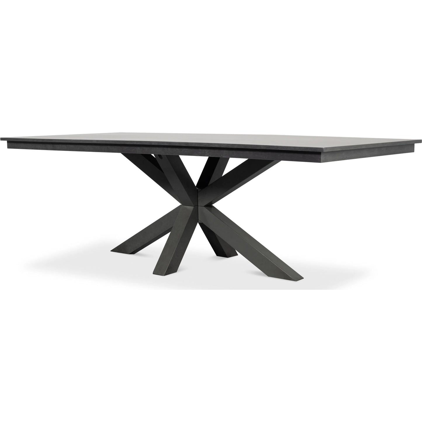 001 SI-2238544 | Primary Silo | Eich Dining Table by Sarreid Ltd. in stone grey. Made from tulip wood, tanganika walnut veneer in a unique style.