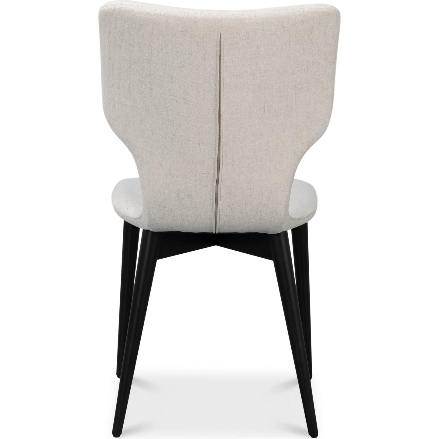 007 SI-2238545 | Additional Silo | Contour Side Chair by Sarreid Ltd. in ivory. Made from beechwood, plywood in a unique style.