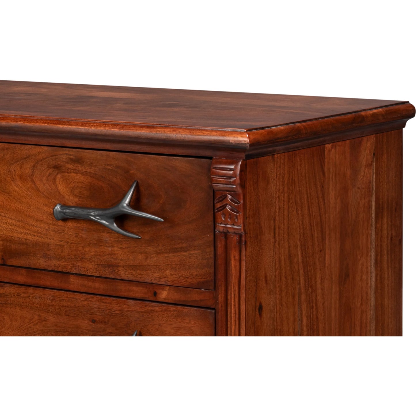 008 SI-2447893 | Additional Silo | Redford Chest of Drawer by Sarreid Ltd. in brown. Made from acacia wood in a unique style.