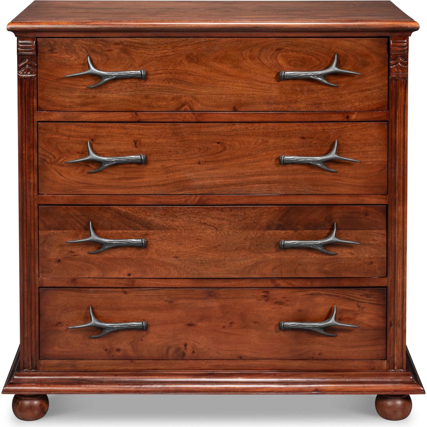 009 SI-2447893 | Additional Silo | Redford Chest of Drawer by Sarreid Ltd. in brown. Made from acacia wood in a unique style.