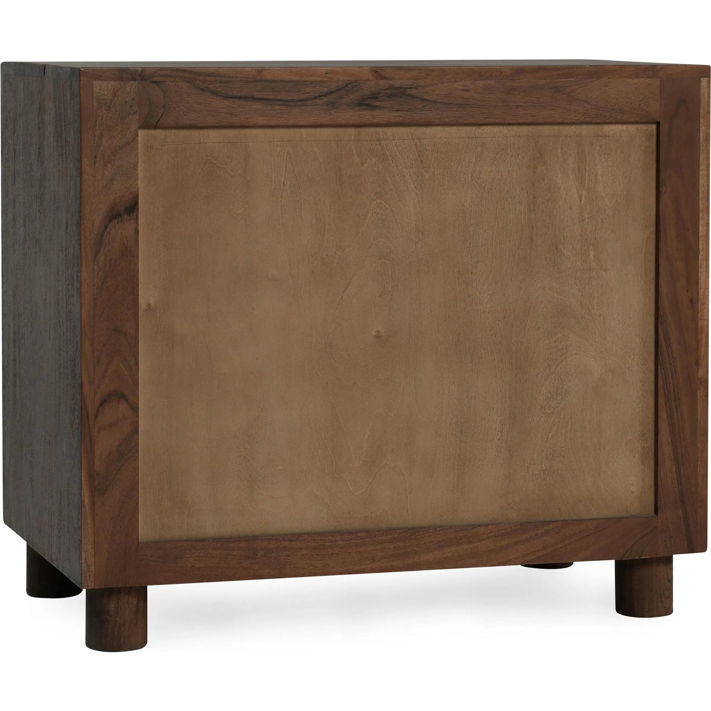 002 SI-2238943 | Additional Silo | Jaxon Two-Drawer Acacia Wood Nightstand by Classic Home in cocoa brown. Made from acacia wood in a traditional style.