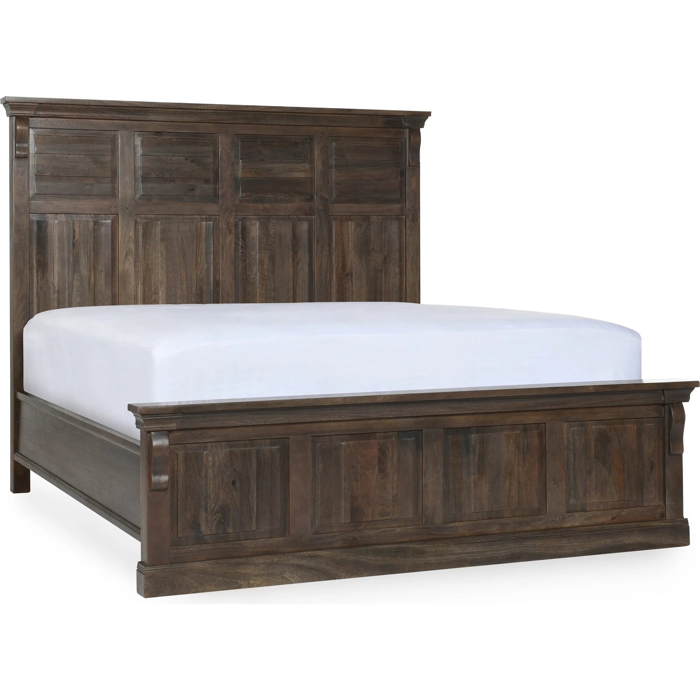 004 SI-2249261 | Additional Silo | Adelaide Mango Wood Bed by Classic Home in brown. Made from mango wood in a traditional style.
