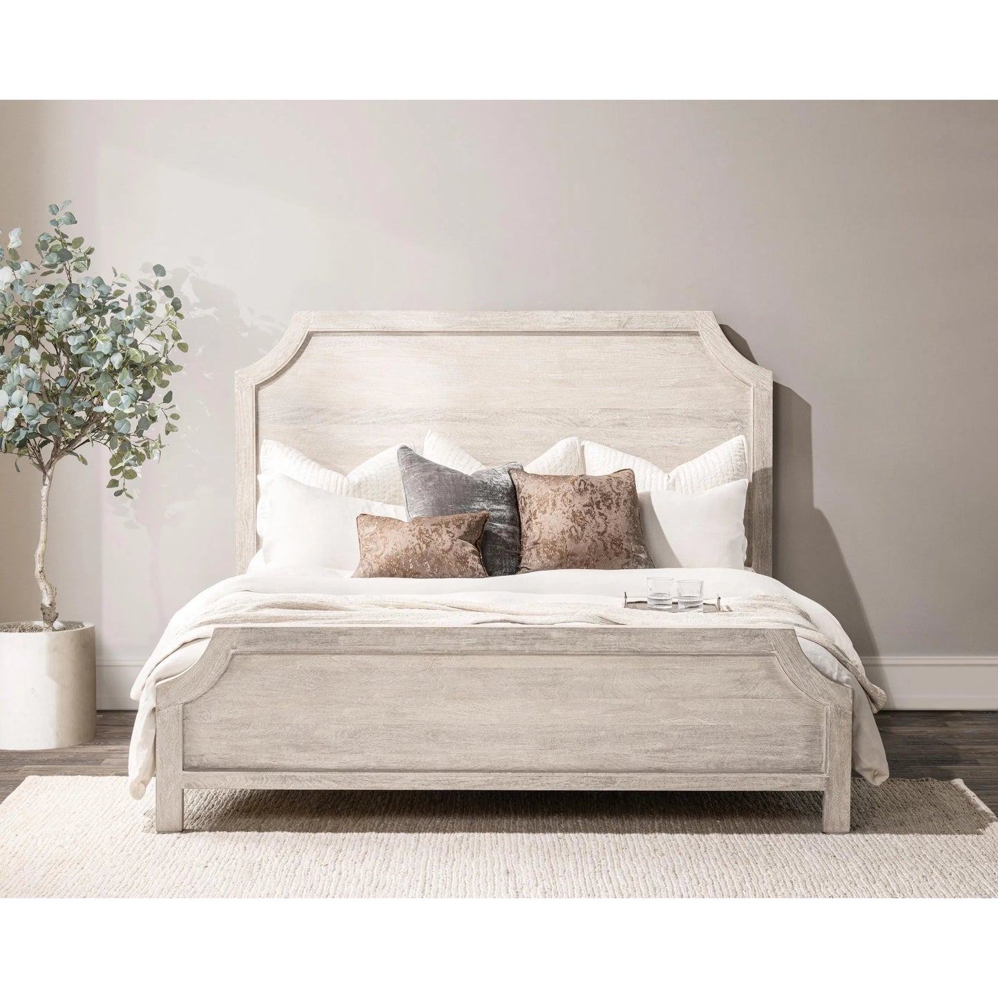 018 SI-2353844 | Lifestyle | Westmont Mango Wood Bed by Classic Home. Made from mango wood in a transitional style.