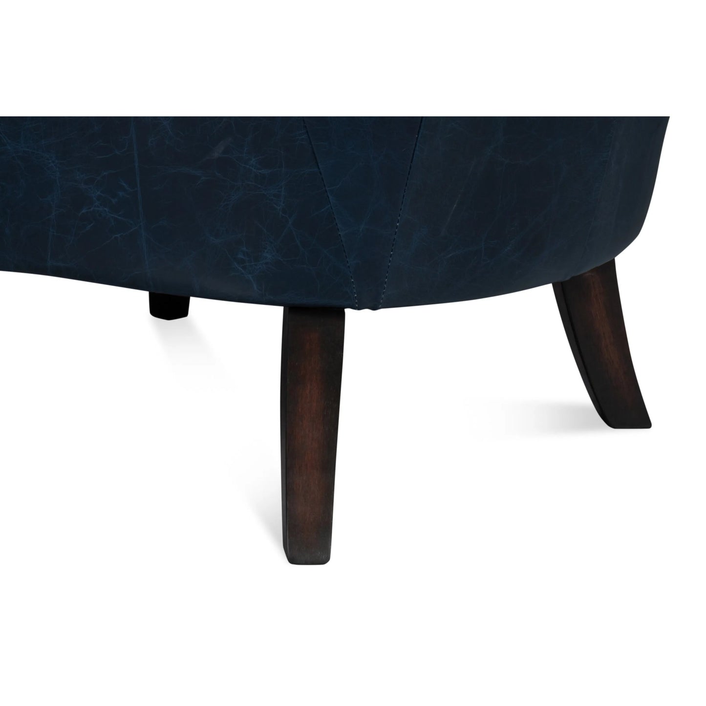 016 SI-2238664 | Additional Silo | Drake Distilled Leather Chair by Sarreid Ltd.. Made from leather in a unique style.