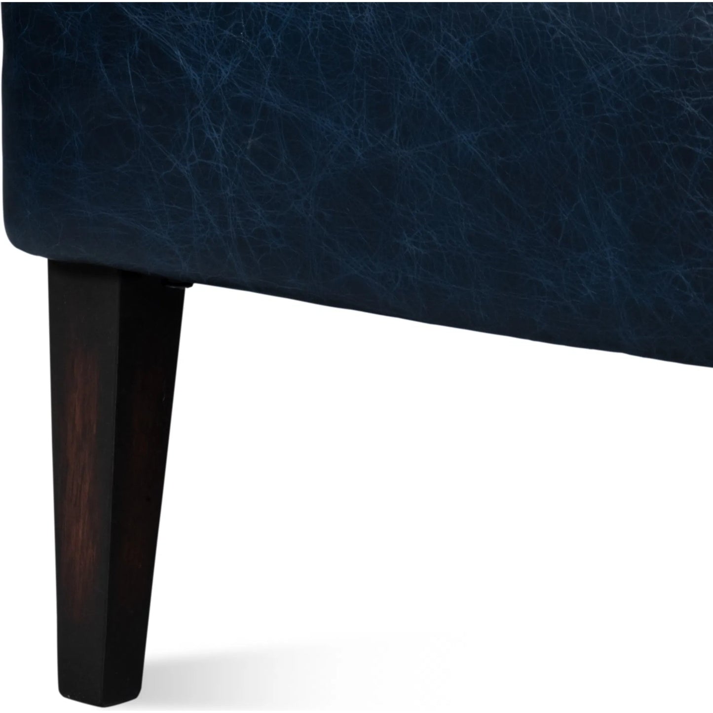 018 SI-2238664 | Additional Silo | Drake Distilled Leather Chair by Sarreid Ltd.. Made from leather in a unique style.