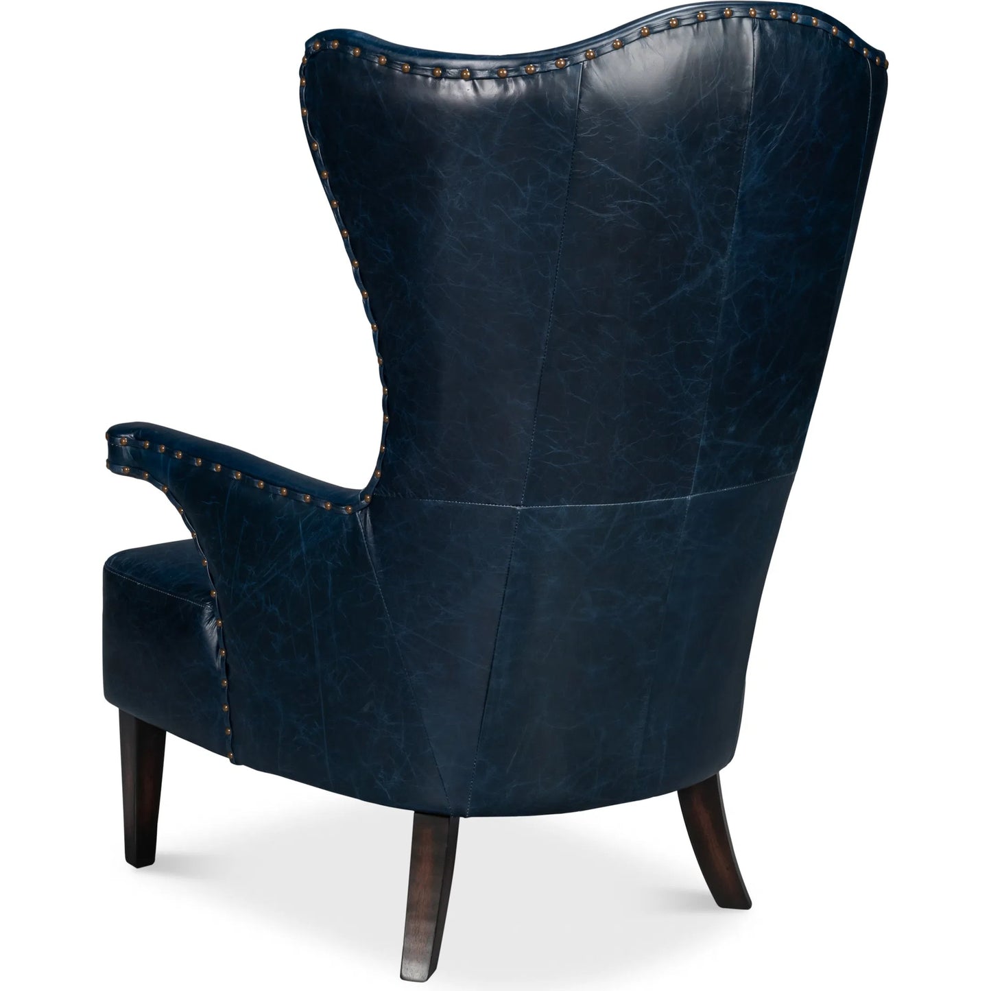 020 SI-2238664 | Additional Silo | Drake Distilled Leather Chair by Sarreid Ltd.. Made from leather in a unique style.