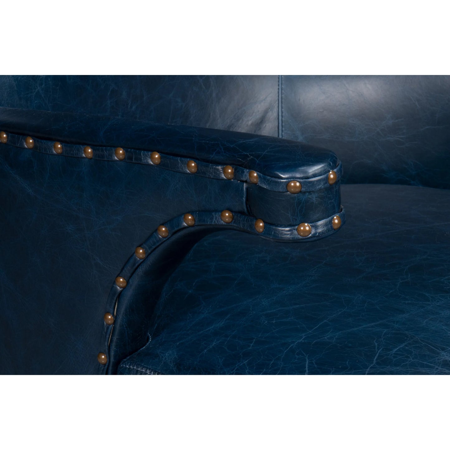 019 SI-2238664 | Additional Silo | Drake Distilled Leather Chair by Sarreid Ltd.. Made from leather in a unique style.