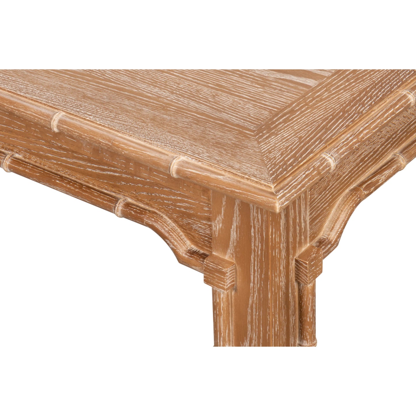 012 SI-2262525 | Additional Silo | Brighton Dining Table by Sarreid Ltd. in brown and oak wood. Made from unique in a unique style.