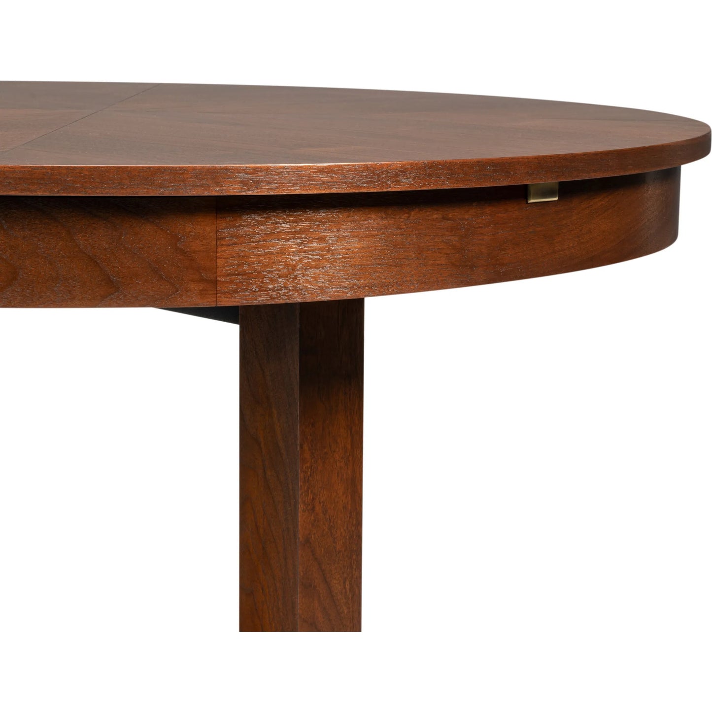 008 SI-2378481 | Closeup | Brooklyn Jupe Table by Sarreid Ltd. in walnut. Made from black walnut in a unique style.