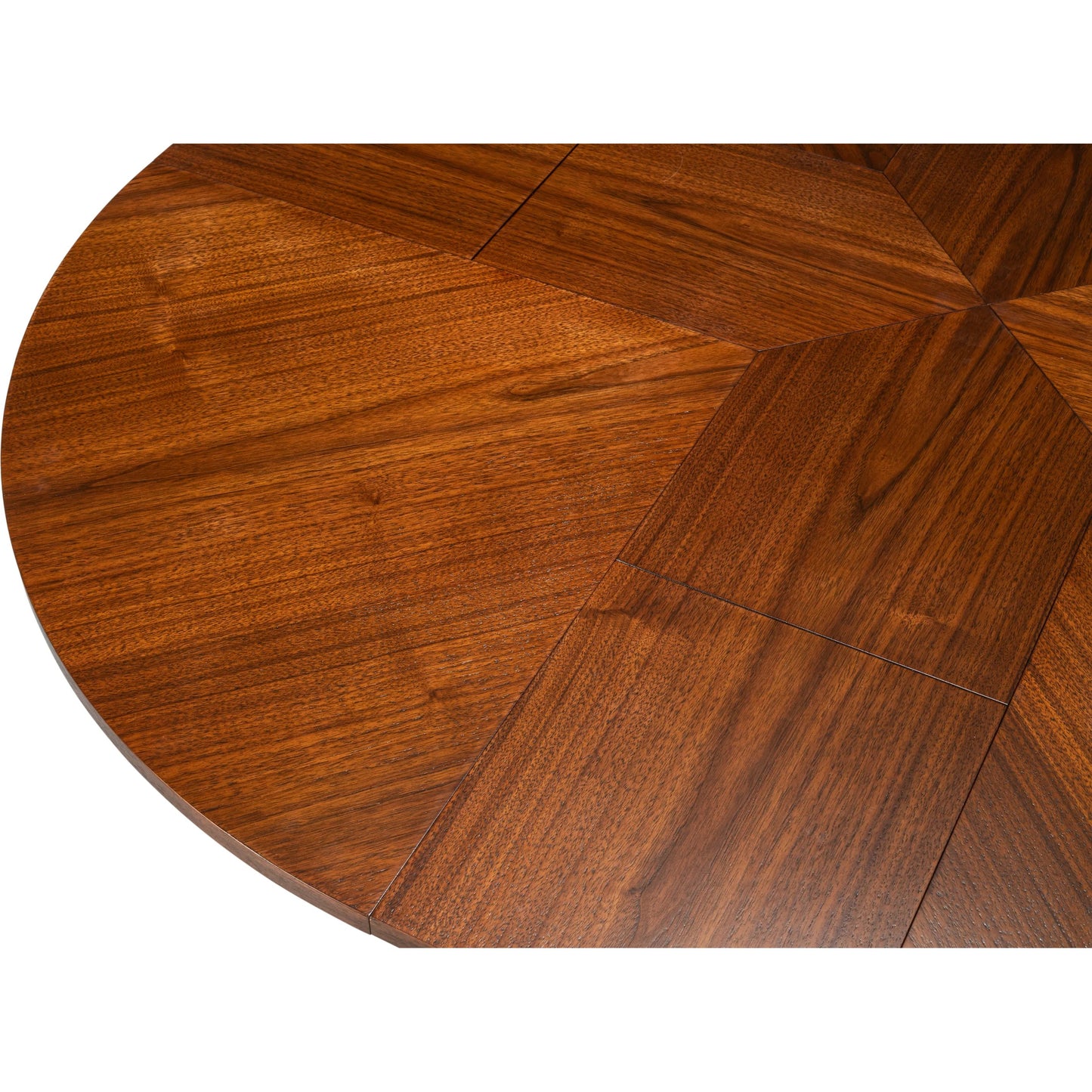 011 SI-2378481 | Closeup | Brooklyn Jupe Table by Sarreid Ltd. in walnut. Made from black walnut in a unique style.