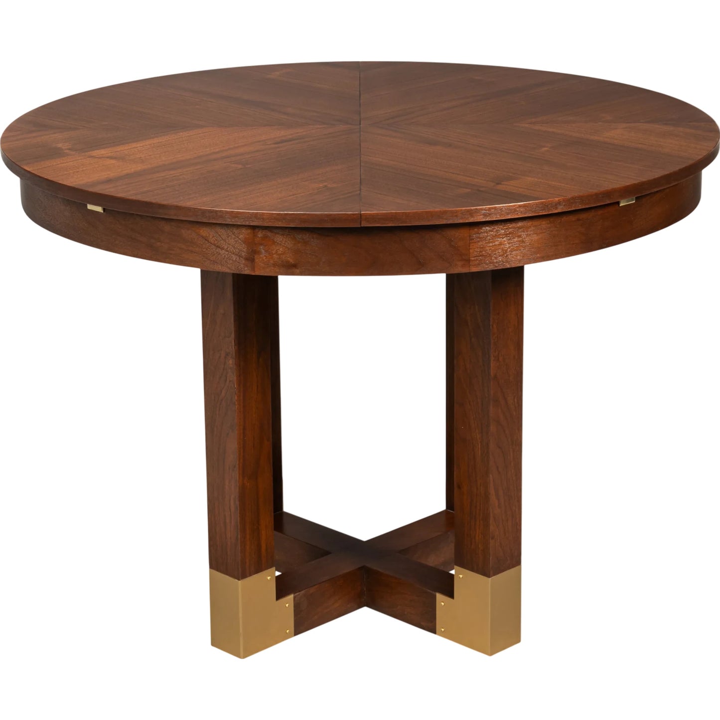 001 SI-2378481 | Primary Silo | Brooklyn Jupe Table by Sarreid Ltd. in walnut. Made from black walnut in a unique style.
