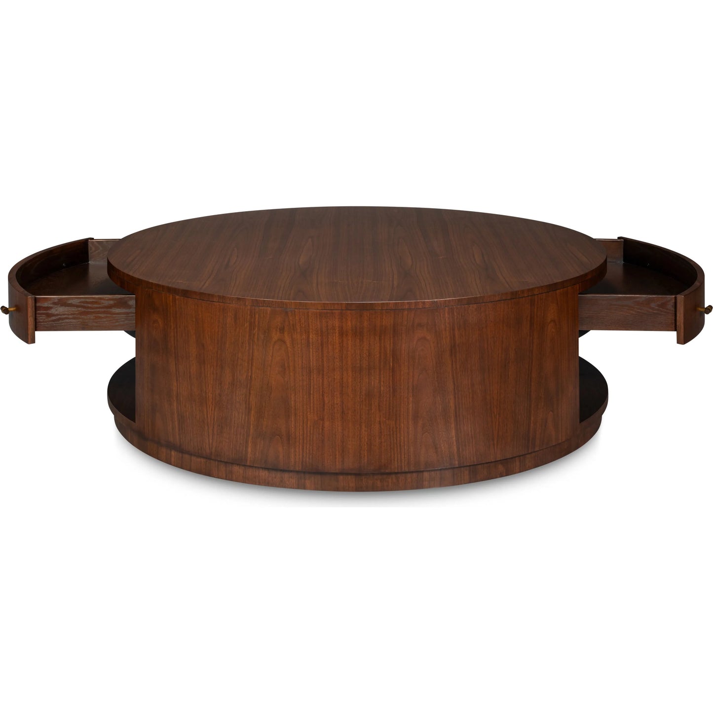 002 SI-2439039 | Additional Silo | Vero Cocktail Table by Sarreid Ltd. in walnut. Made from dark walnut in a unique style.