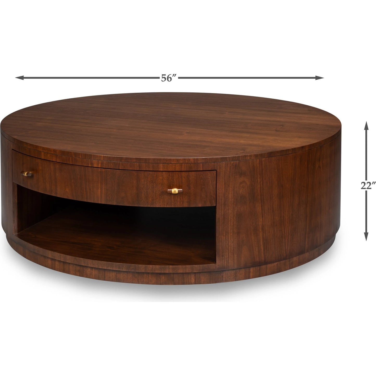 012 SI-2439039 | Unknown | Vero Cocktail Table by Sarreid Ltd. in walnut. Made from dark walnut in a unique style.