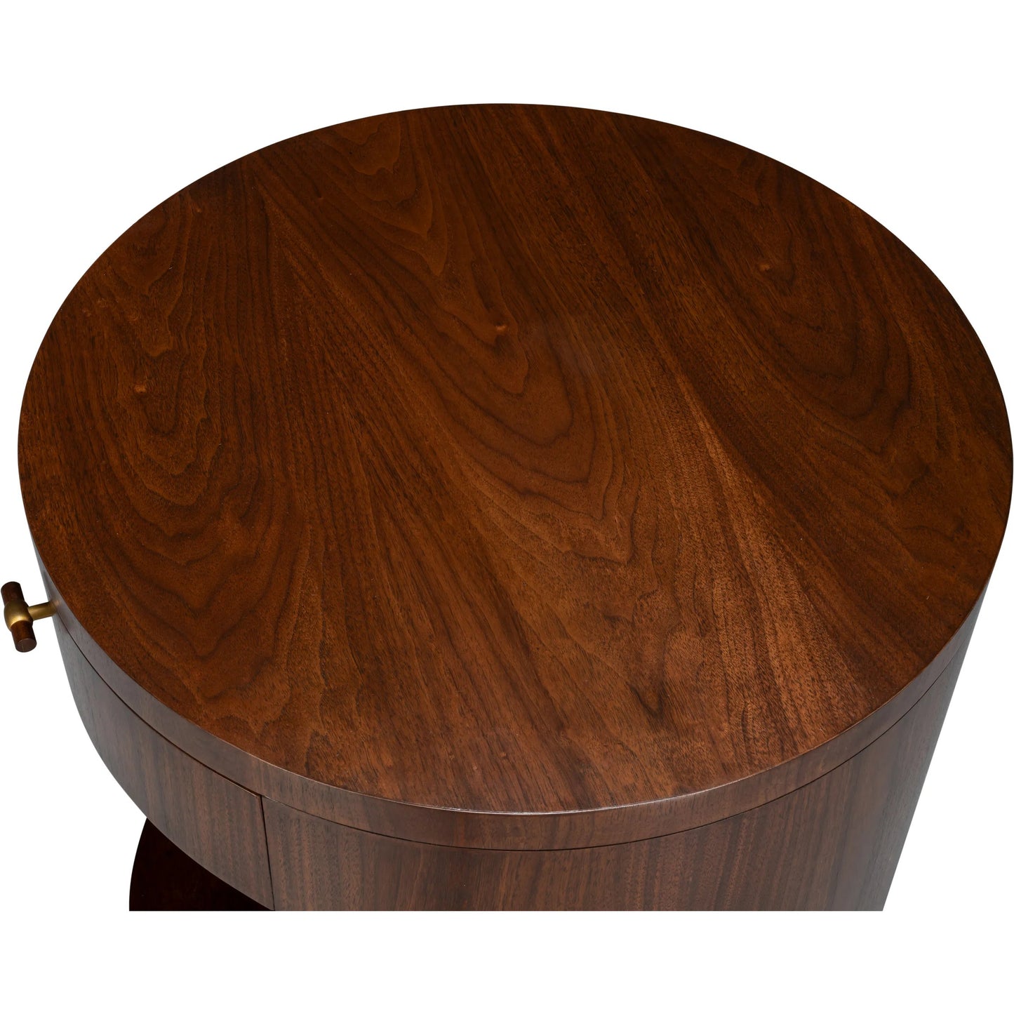 008 SI-2439041 | Additional Silo | Vero Side Table by Sarreid Ltd. in walnut. Made from dark walnut in a unique style.