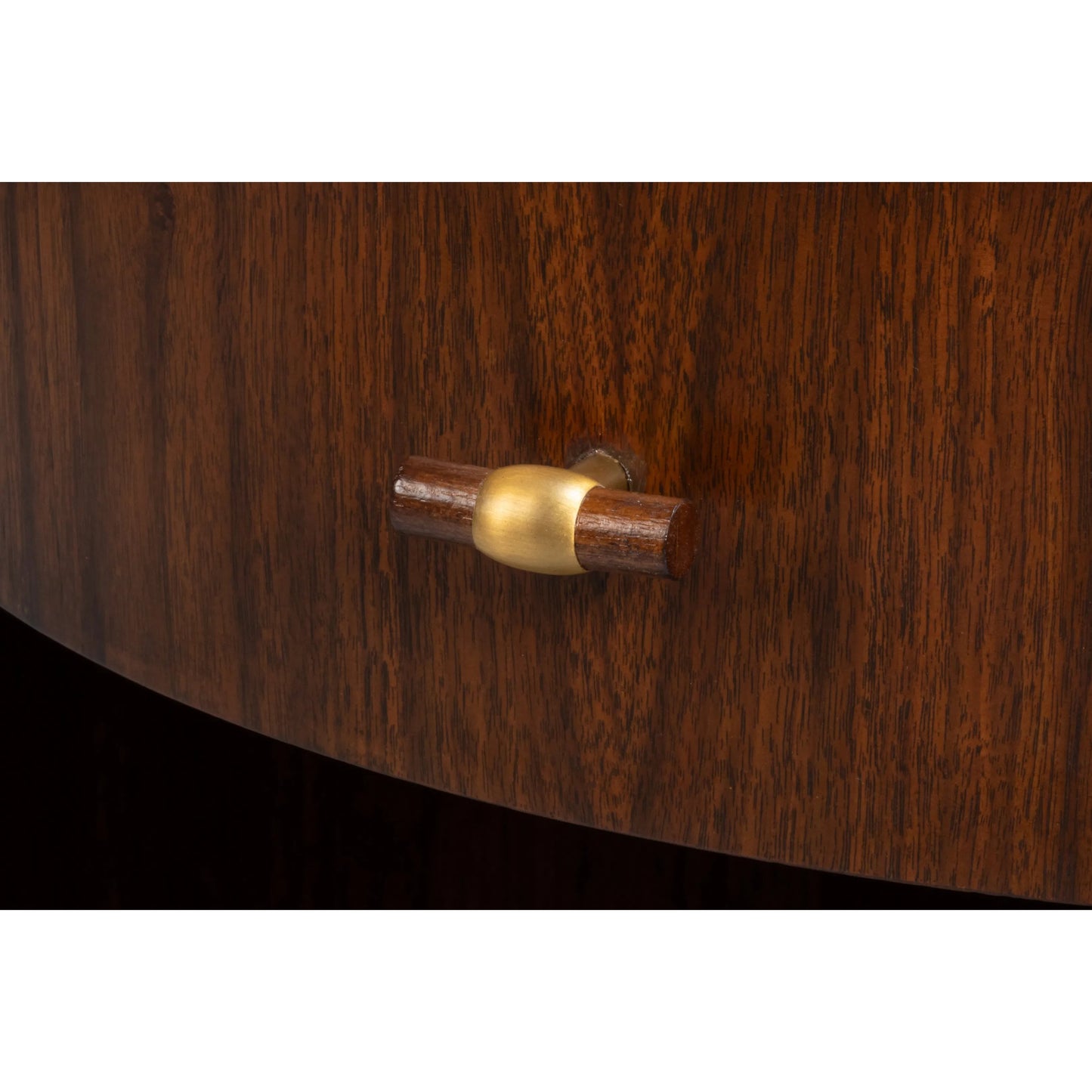 010 SI-2439041 | Additional Silo | Vero Side Table by Sarreid Ltd. in walnut. Made from dark walnut in a unique style.