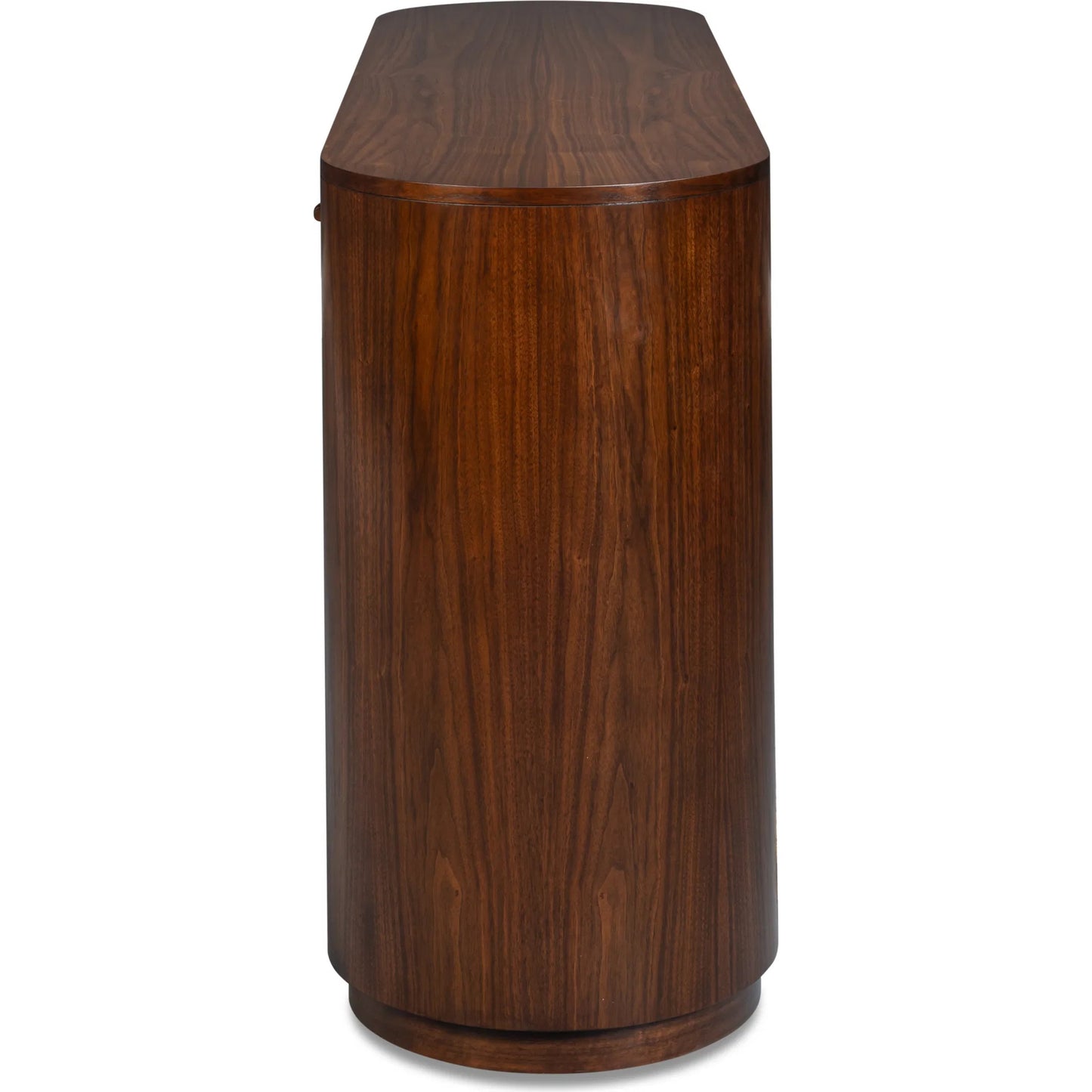 003 SI-2439040 | Additional Silo | Vero Console Table by Sarreid Ltd. in walnut. Made from dark walnut in a unique style.