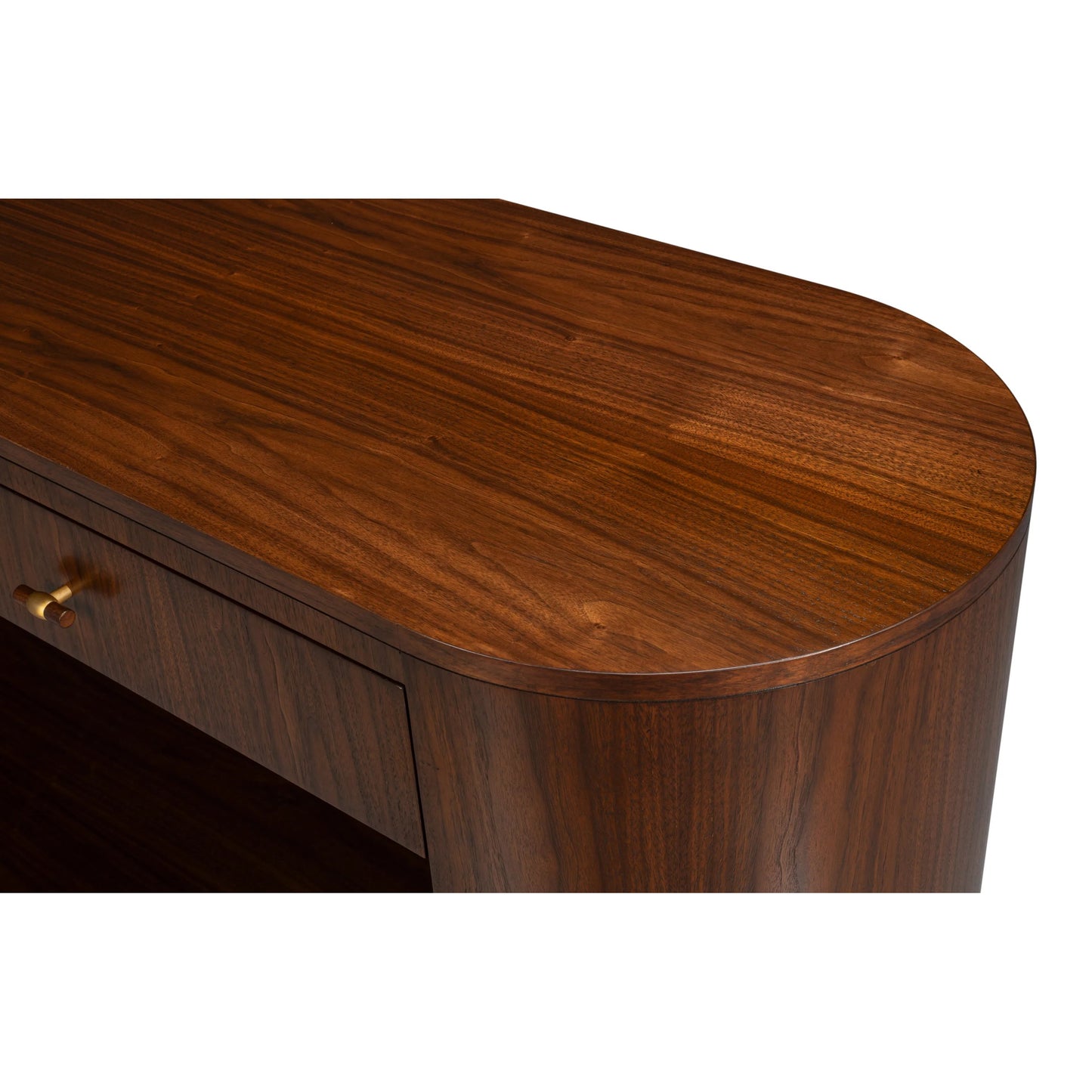 008 SI-2439040 | Additional Silo | Vero Console Table by Sarreid Ltd. in walnut. Made from dark walnut in a unique style.