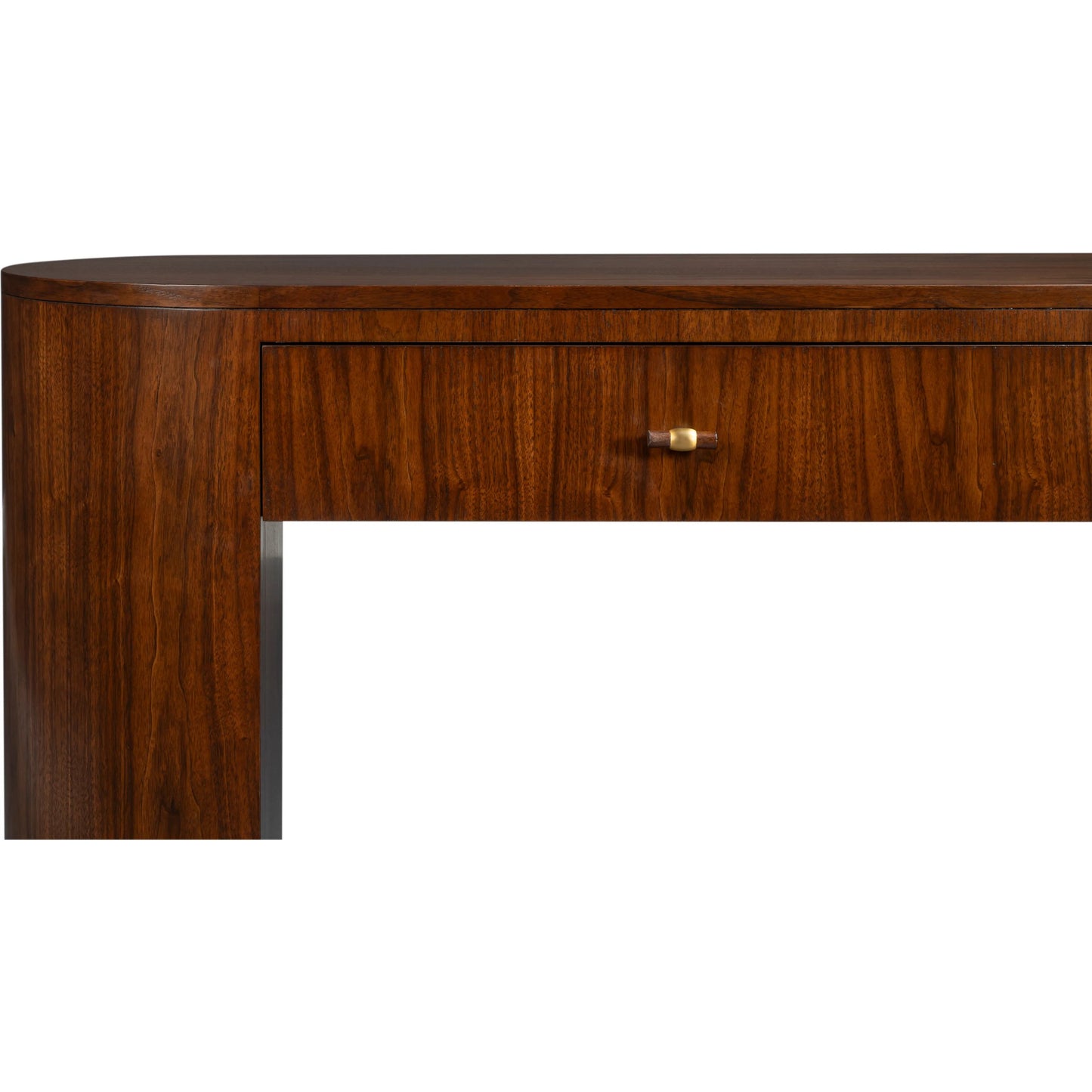 009 SI-2439040 | Additional Silo | Vero Console Table by Sarreid Ltd. in walnut. Made from dark walnut in a unique style.