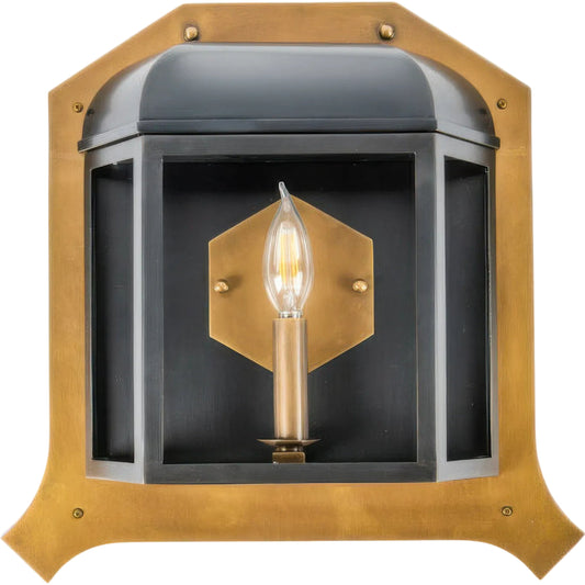 000 SI-2536979 | Primary Silo | Gaslighter 1 Light Sconce by Varaluz in black. Made from brass in a unique style.