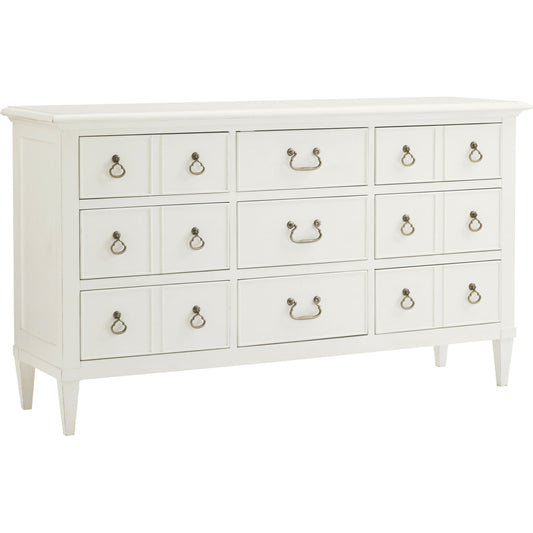 001 SR-836128 | Primary Silo | Grotto Isle Dresser by Tommy Bahama Home in white. Made from unique in a cottage & farmhouse style.