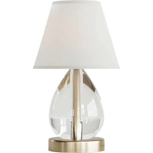 Mona & Lisa Oblong Crystal Table Lamp by Varaluz in antique bronze. Made from unique in a modern style.