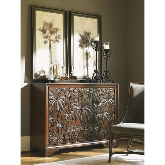 Balboa Carved Door Chest by Tommy Bahama Home. Made from unique in a coastal style.