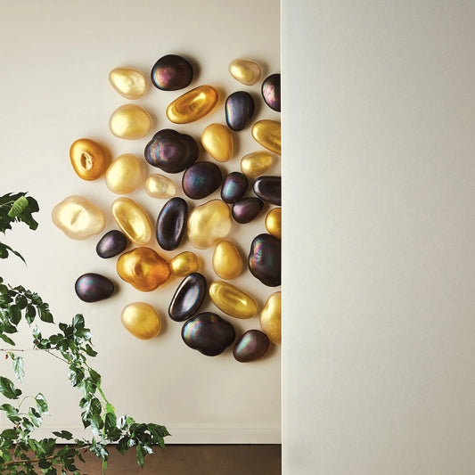 Glass Wall Gems by Global Views. Made from unique in a coastal style.