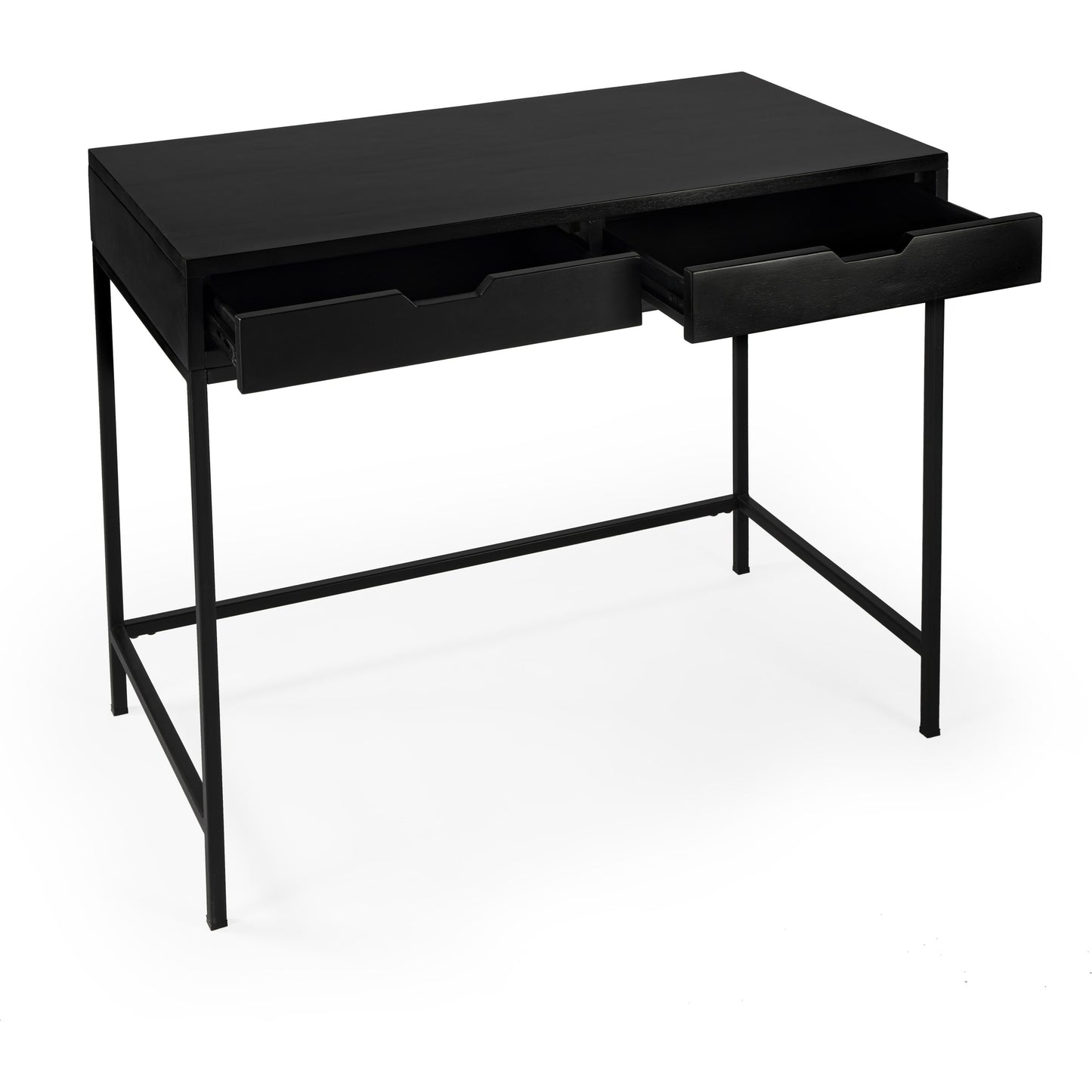008 SI-1822241 | Additional Silo | Belka Desk by Butler Specialty Company. Made from rubberwood, mahogany wood, iron in a modern style.