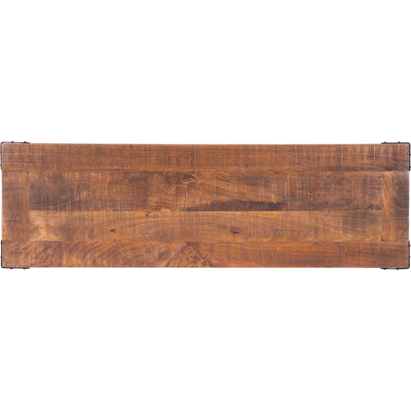 007 SR-789720 | Additional Silo | Masterson Bench by Butler Specialty Company in natural wood and industrial chic. Made from mango wood, iron: black metal finish, seat height 18-1, 2" h in a rustic style.