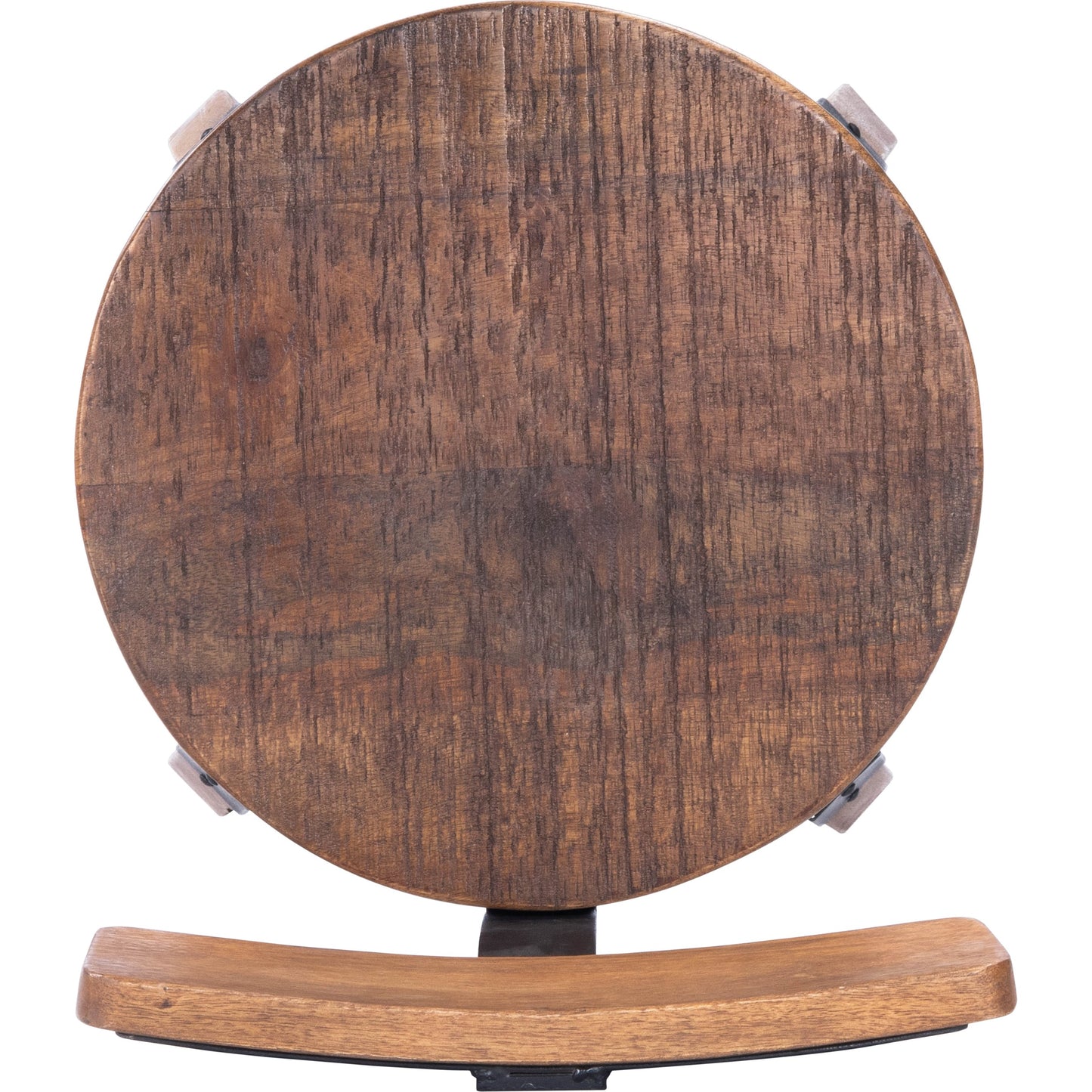 002 SR-789721 | Additional Silo | Masterson Counter Stool by Butler Specialty Company in natural wood and industrial chic. Made from mango wood, iron: black metal finish, seat height 27" h in a rustic style.