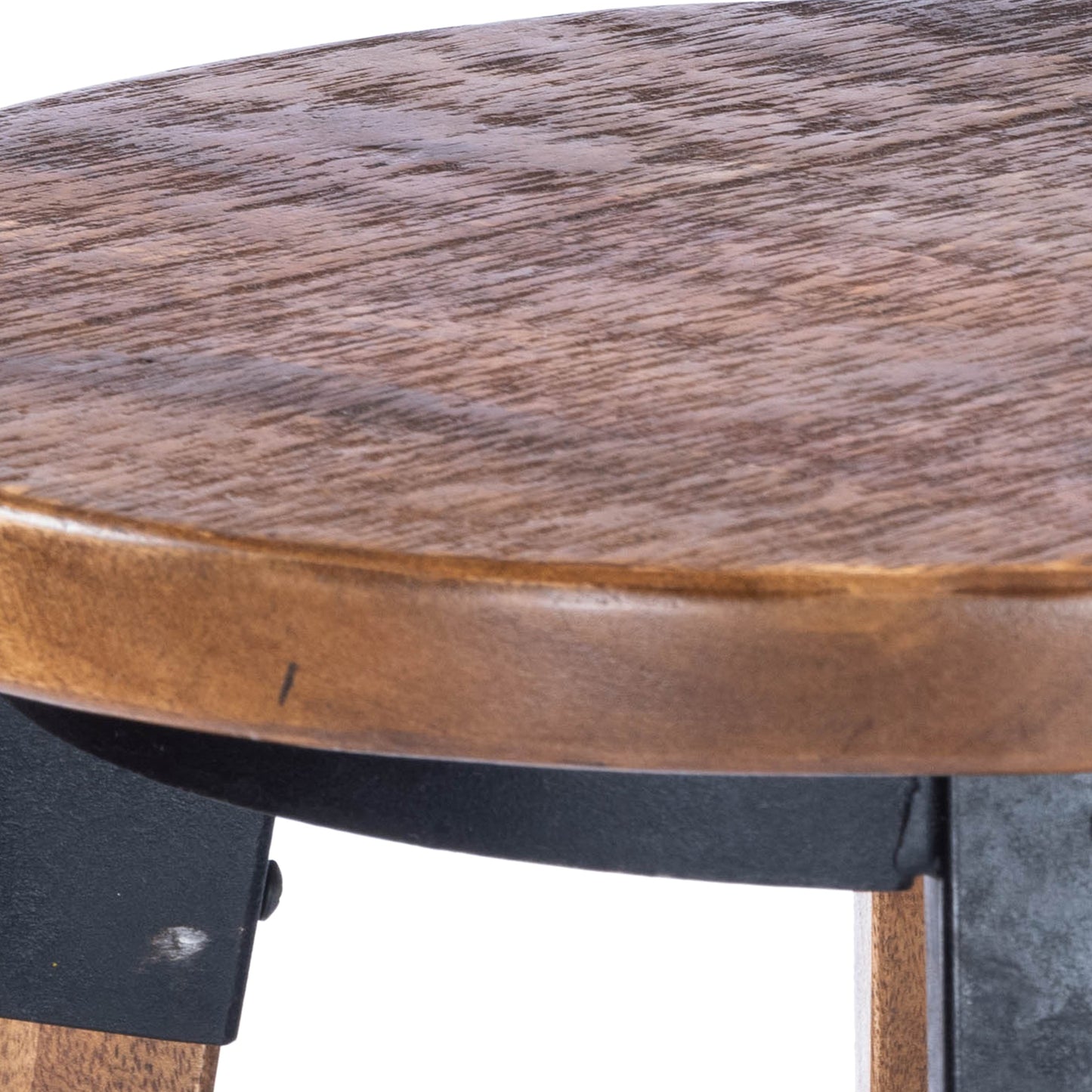 008 SR-789719 | Additional Silo | Masterson Bar Stool by Butler Specialty Company in natural wood and industrial chic. Made from mango wood, iron: black metal finish, seat height 37" h in a rustic style.