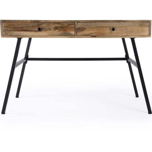 Reison Desk by Butler Specialty Company in light brown. Made from iron, mango wood in a modern style.
