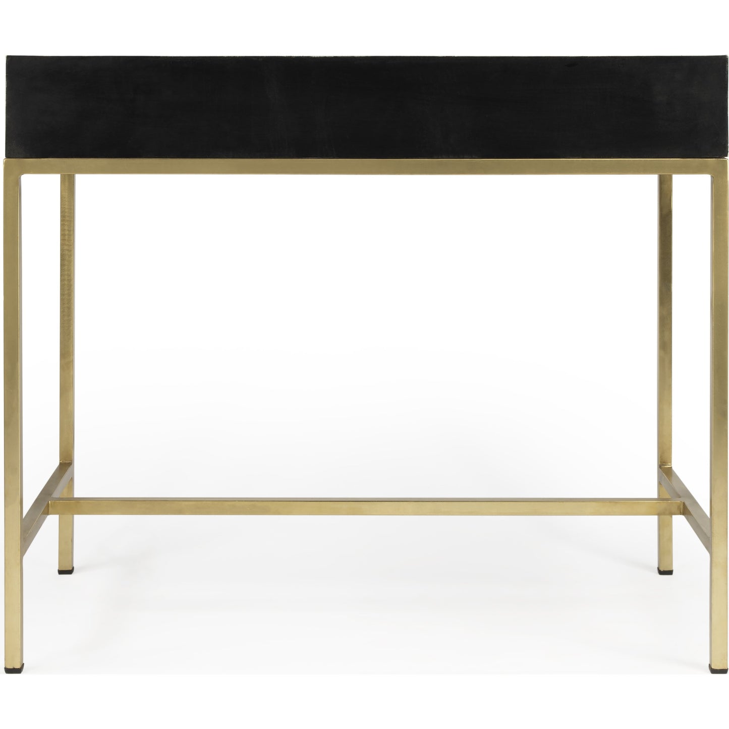004 SR-910333 | Additional Silo | Perilla Writing Desk by Butler Specialty Company in black and white,gold and black bone. Made from bone inlay, mdf, resin, iron, mango wood in a eclectic & global style.