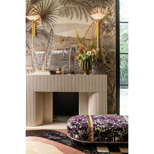 Coppa Wall Sconce by Corbett. Made from unique in a transitional style.