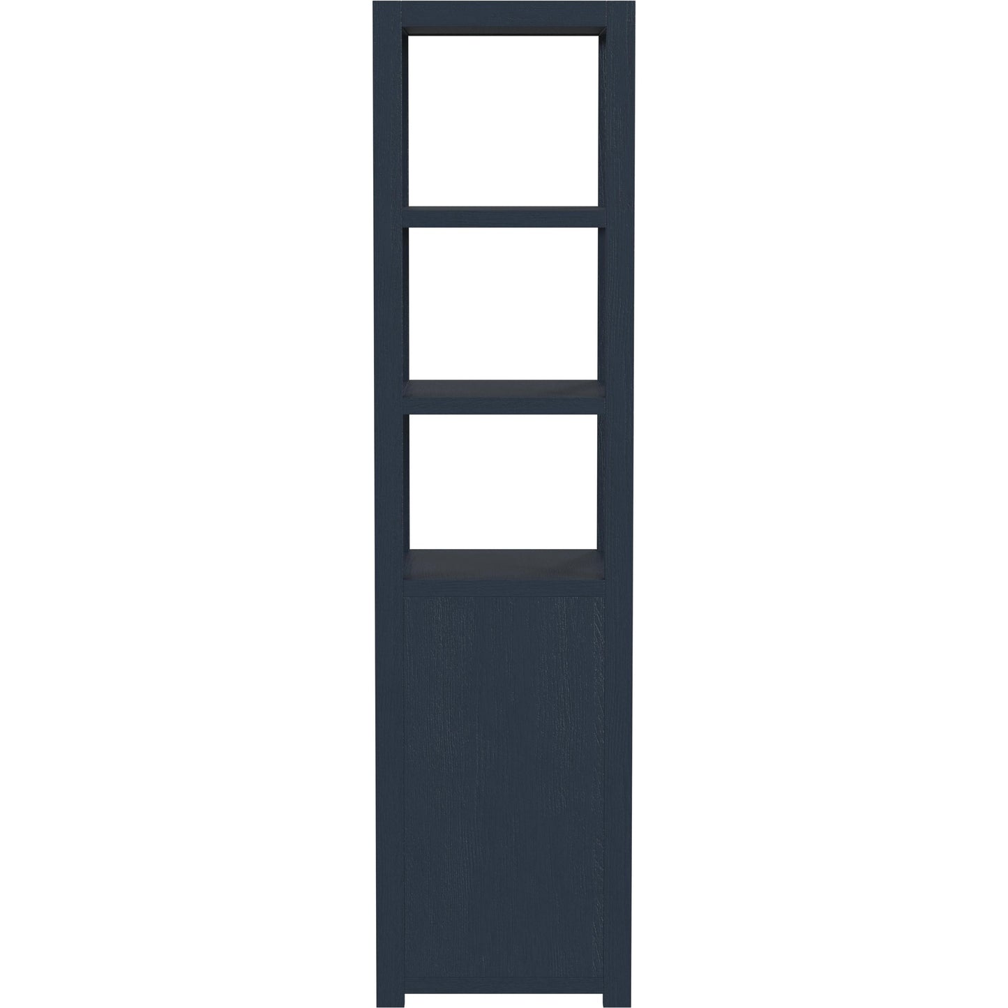 003 SI-2021976 | Additional Silo | Lark 3-Tier Etagere Bookcase by Butler Specialty Company in navy blue. Made from solid acacia wood, acacia veneer, mdf in a modern style.