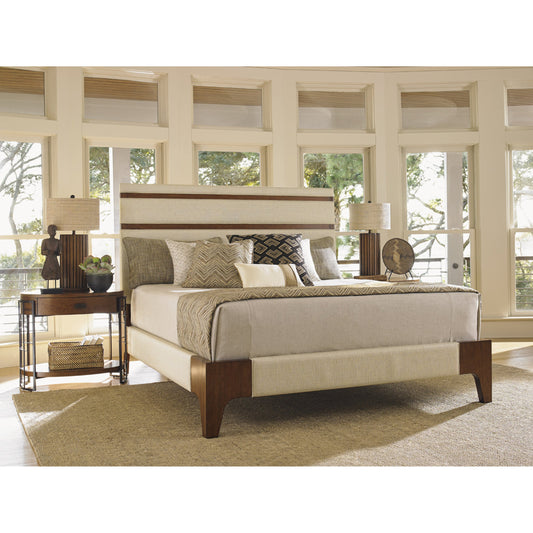 Mandarin Upholstered Panel Bed by Tommy Bahama Home. Made from unique in a modern style.