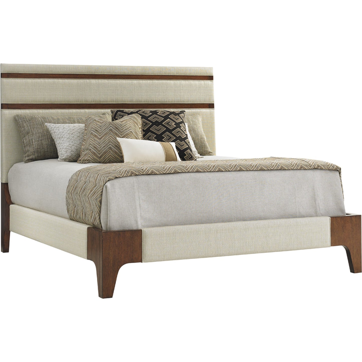 001 SR-836240,SR-836241,SR-836242 | Additional Silo | Mandarin Upholstered Panel Bed by Tommy Bahama Home. Made from unique in a modern style.