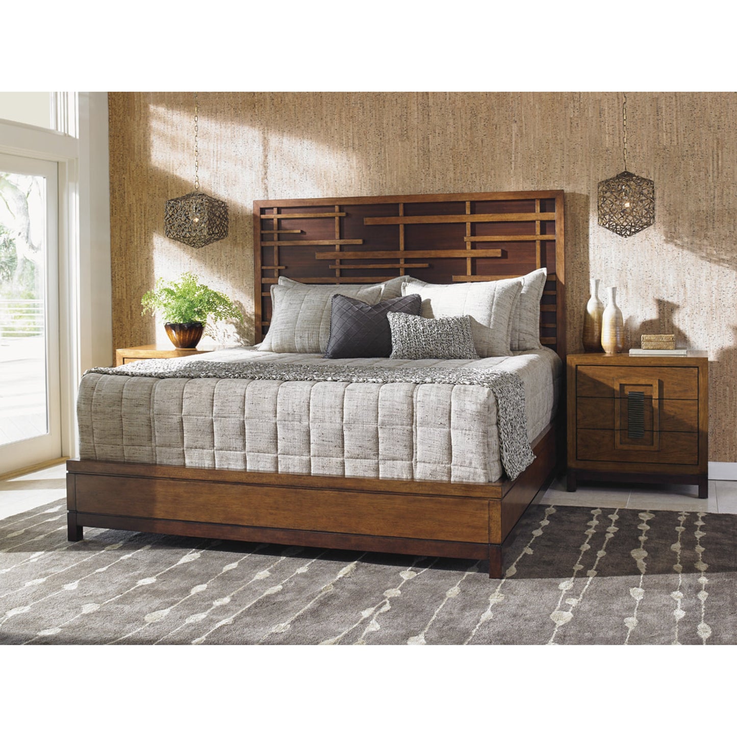 005 SR-836152 | Lifestyle | Isabela Nightstand by Tommy Bahama Home. Made from unique in a transitional style.