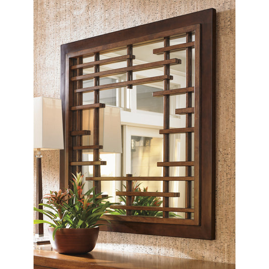 Mikasa Square Mirror by Tommy Bahama Home. Made from unique in a eclectic & global style.