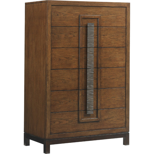 001 SR-836169 | Primary Silo | Java Drawer Chest by Tommy Bahama Home. Made from unique in a transitional style.