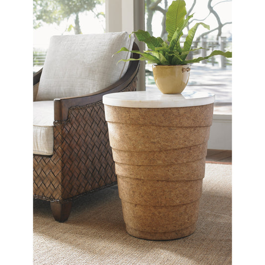 Kendari Round Accent Table by Tommy Bahama Home. Made from unique in a coastal style.