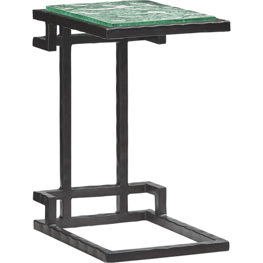 001 SR-836145 | Primary Silo | Hermes Reef Glass Top Martini Table by Tommy Bahama Home. Made from unique in a modern style.