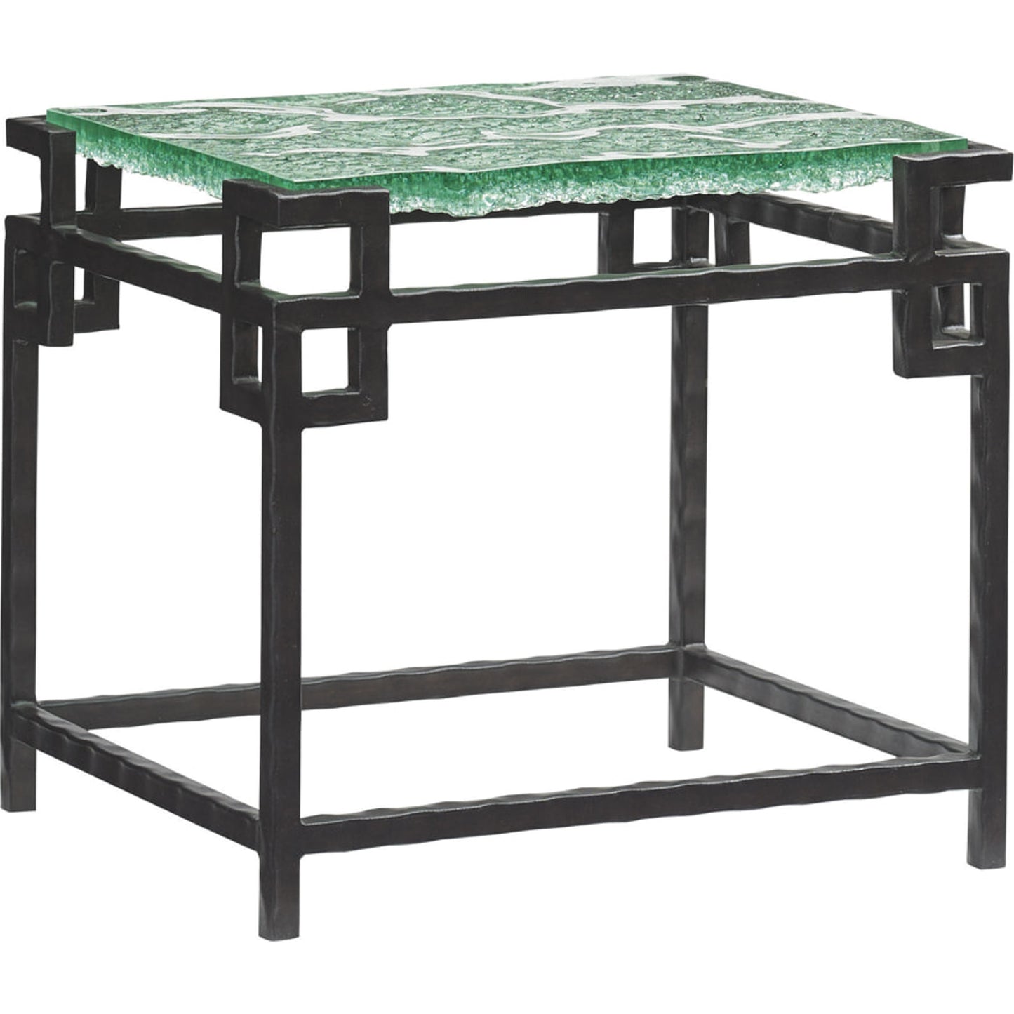 001 SR-836144 | Additional Silo | Hermes Reef Glass Top End Table by Tommy Bahama Home. Made from unique in a modern style.