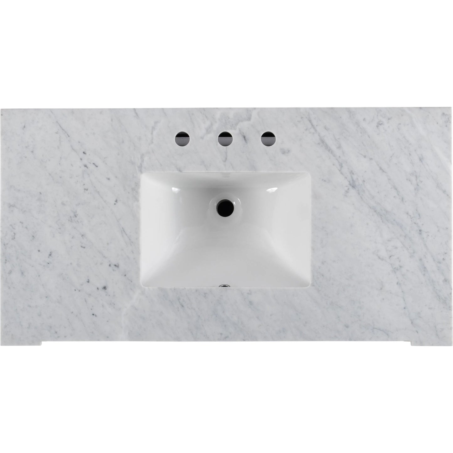 006 SI-2324930 | Additional Silo | Rochelle 42" Single Sink Bathroom Vanity Set by Butler Specialty Company in gray. Made from acacia, mdf, acacia veneer, ceramic sink, carrara marble in a unique style.