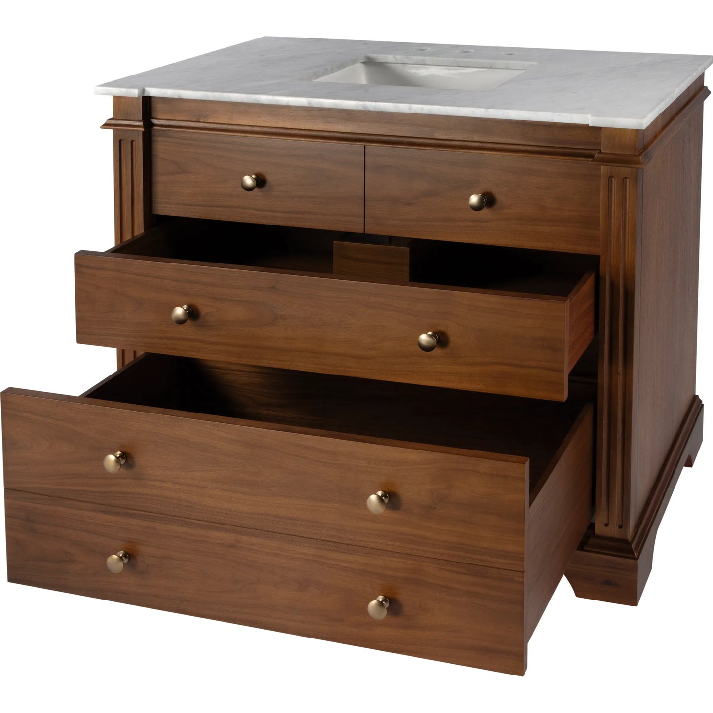 003 SI-2334009 | Additional Silo | Rachelle 42" Bathroom Vanity Set by Butler Specialty Company. Made from mdf, acacia, acacia veneer, ceramic, carrara marble in a unique style.